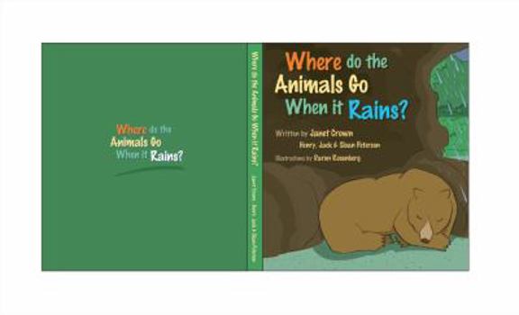 Hardcover Where Do The Animals Go When It Rains? Book