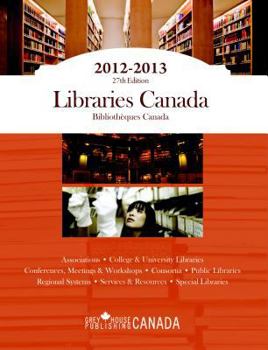 Hardcover Libraries Canada, 2012 Book