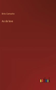 Hardcover Ao de leve [Portuguese] Book