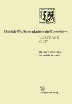 Paperback Die juridische Rationalität: 248. Sitzung am 23.April 1980 in Düsseldorf [German] Book