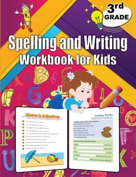 Paperback 3rd Grade Spelling and Writing Workbook for Kids: Spelling & Writing Educational Workbook for 3rd Grade Book