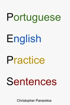 Paperback Portuguese / English Practice Sentences Book