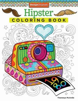 Paperback Hipster Coloring Book