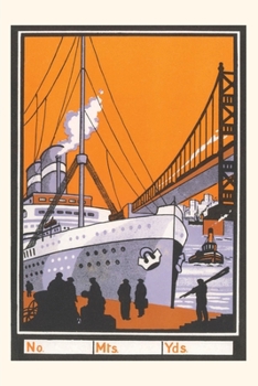 Paperback Vintage Journal Ocean Liner by Bridge Book