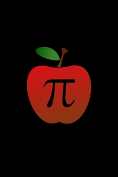 Paperback Fun Math Apple Pi Pun Notebook: Blank Lined Journal (Best Student or Teacher Gift): 6 x 9 inches // 120 Lined Blank Pages // College Ruled Book
