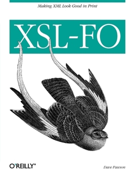 Paperback Xsl-Fo: Making XML Look Good in Print Book
