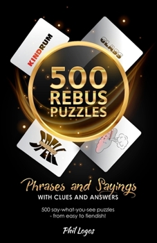 Paperback 500 Rebus Puzzles Book