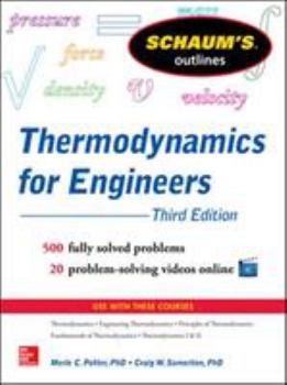 Schaum's Outline of Thermodynamics for Engineers - Book  of the Schaum's Outline