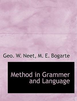 Paperback Method in Grammer and Language Book