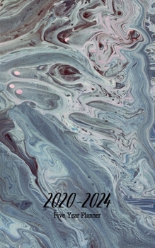 2020-2024 Five Year Planner: Record Important Events on Monthly Calendar