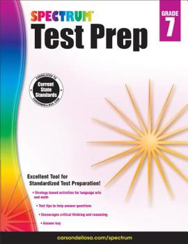Paperback Spectrum Test Prep, Grade 7 Book