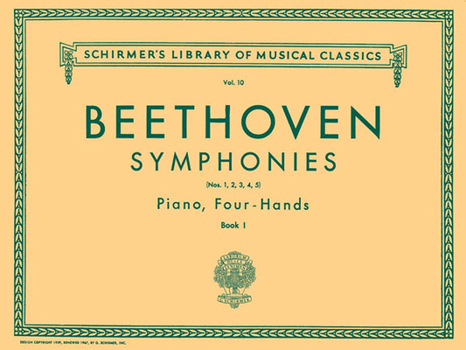 Paperback Symphonies - Book 1 (1-5): Schirmer Library of Classics Volume 10 Piano Duet Book