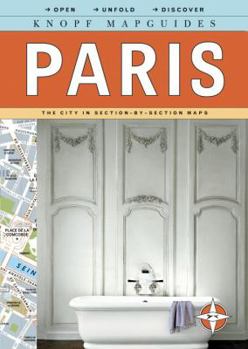 Paperback Knopf Mapguides: Paris: The City in Section-By-Section Maps Book