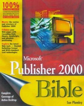 Paperback Microsoft Publisher 2000 Bible Book