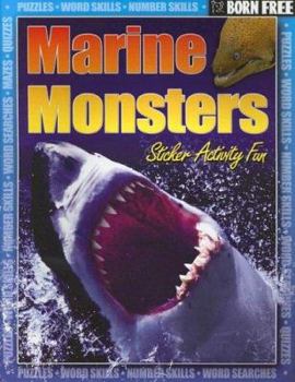 Paperback Born Free Marine Monsters [With Stickers] Book