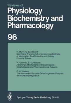 Paperback Reviews of Physiology, Biochemistry and Pharmacology: Volume: 96 Book