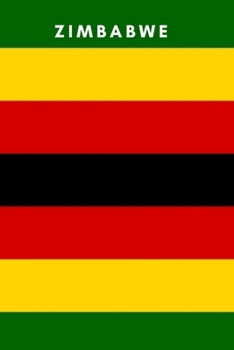 Paperback Zimbabwe: Country Flag A5 Notebook to write in with 120 pages Book