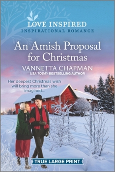 Paperback An Amish Proposal for Christmas: A Holiday Romance Novel [Large Print] Book