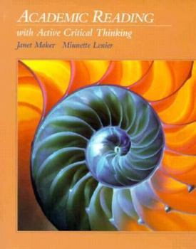 Paperback Academic Reading with Active Critical Thinking Book
