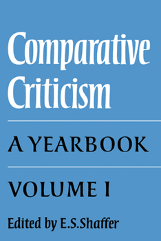 Hardcover Comparative Criticism: Volume 1, the Literary Canon: A Yearbook Book