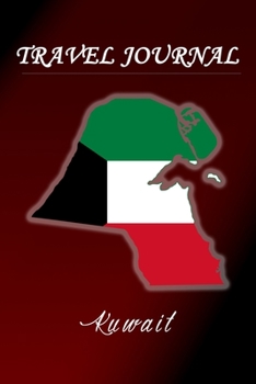 Paperback Travel Journal - Kuwait - 50 Half Blank Pages - Book