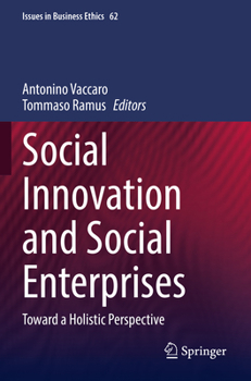 Paperback Social Innovation and Social Enterprises: Toward a Holistic Perspective Book
