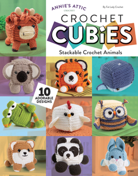 Paperback Crochet Cubies: Stackable Crochet Animals Book
