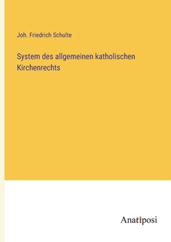 Paperback System des allgemeinen katholischen Kirchenrechts [German] Book