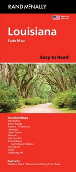 Loose Leaf Rand McNally Easy to Read: Louisiana State Map Book