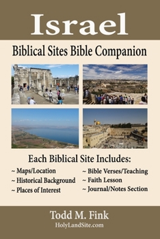 Paperback Israel Biblical Sites Bible Companion Book