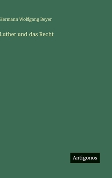 Luther und das Recht (German Edition)
