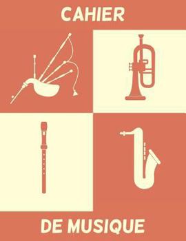 Paperback Cahier de Musique: 12 Port?es - 108 Pages [French] Book
