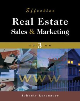 Paperback Effective Real Estate Sales and Marketing Book