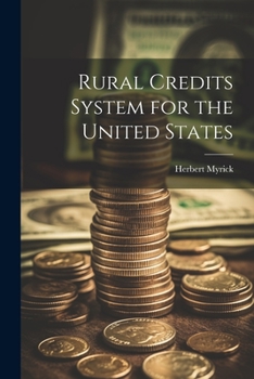 Paperback Rural Credits System for the United States Book