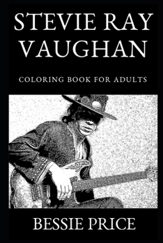 Paperback Stevie Ray Vaughan Coloring Book for Adults Book