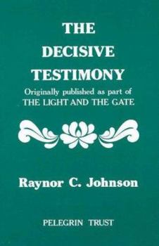 Paperback The Decisive Testimony Book