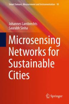 Hardcover Microsensing Networks for Sustainable Cities Book