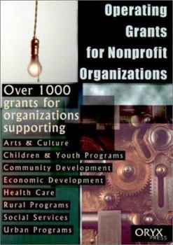 Paperback Operating Grants for Nonprofit Organizations Book