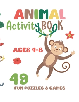 Paperback Activity Book: 49 animal's games Book