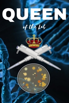 Paperback Queen of the lab: Dot Grid Diary / Notebook - 6x9 inches ( DIN 5), 100 Pages Book