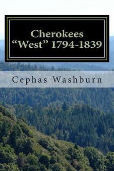 Paperback Cherokees "West" 1794-1839 Book