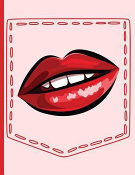 Paperback Woman's Red Lips Pocket: Everyday Notebook Book