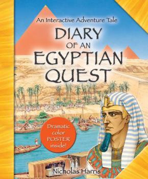 Hardcover Diary of an Egyptian Quest: An Interactive Adventure Tale [With Poster and Envelope] Book