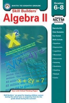 Paperback Algebra II Grades 6-8 Book