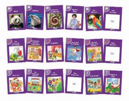 Core Purple Readers Complete Set (18 Books): In Precursive Letters (British English Edition)