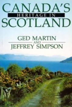 Paperback Canada's Heritage in Scotland Book