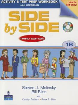 Paperback Side by Side Plus 1B SB w/CD with Side by Side 1B Activity & Test Prep WB w/CD Package Book