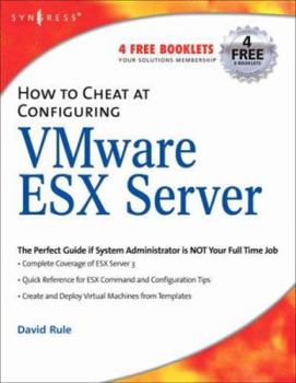 Paperback How to Cheat at Configuring VmWare ESX Server Book
