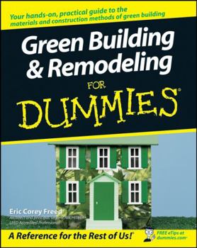 Paperback Green Building and Remodeling for Dummies Book