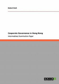 Paperback Corporate Governance in Hong Kong Book